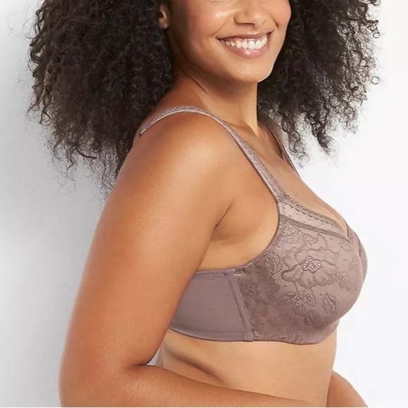 Cacique Modern Lace Lightly Lined Balconette - Picture 3 of 10